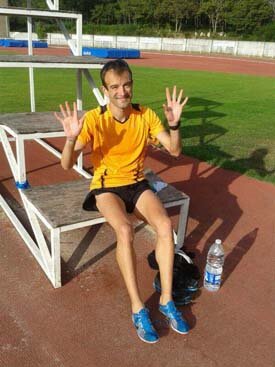 Lolo Penas compite con el New Balance Team