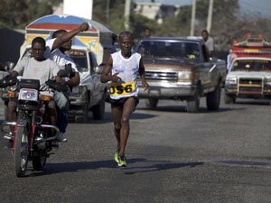 Astrel Clovis o ser runner en Haití