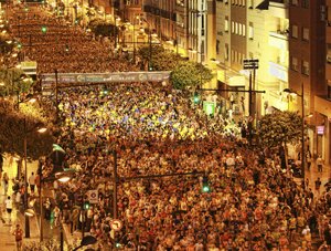 Ahouchar y Ayachi estrenan el palmarés de la 15K Nocturna Valencia