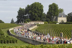 Concurso de disfraces en el Marathon du Médoc