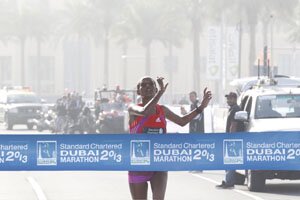 Histórico Maratón de Dubai con 5 marcas sub 2h:05