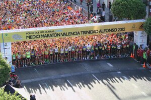 Los africanos vuelan en la media maratón de Valencia